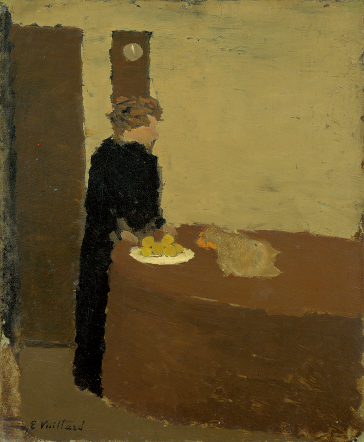  Edouard Vuillard —— Woman in Black, c. 1891
